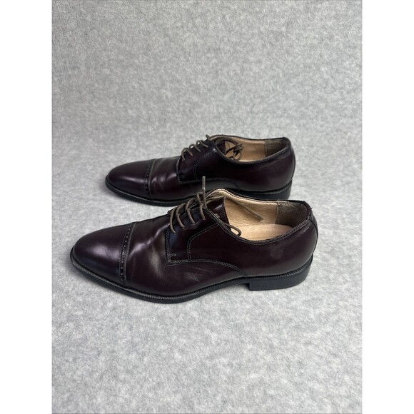 Joseph Abboud Leather Men\'s Rich Brown Oxfords Dress Shoes Size 12M main image 6